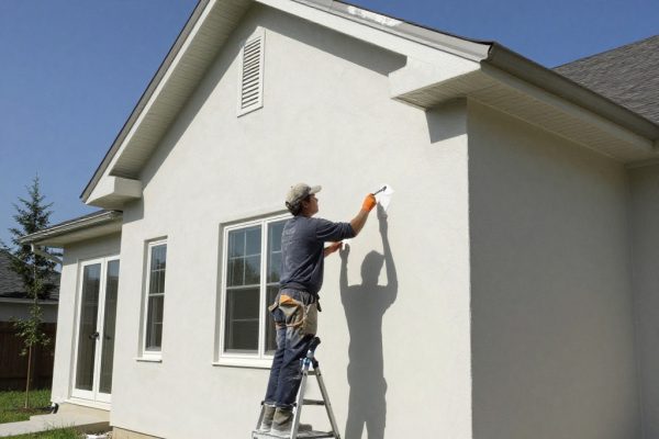 Stucco contractor Sturgeon County AB crew working